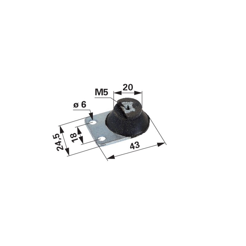 Stihl Vibrationsdämpfer 11227909920 – passend zu Modell: Stihl 064 Stihl