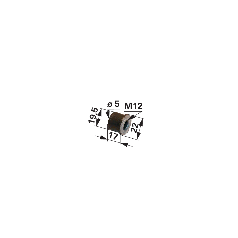 Dolmar Vibrationsdämpfer 965403282 – passend zu Modell: Dolmar 109 Dolmar