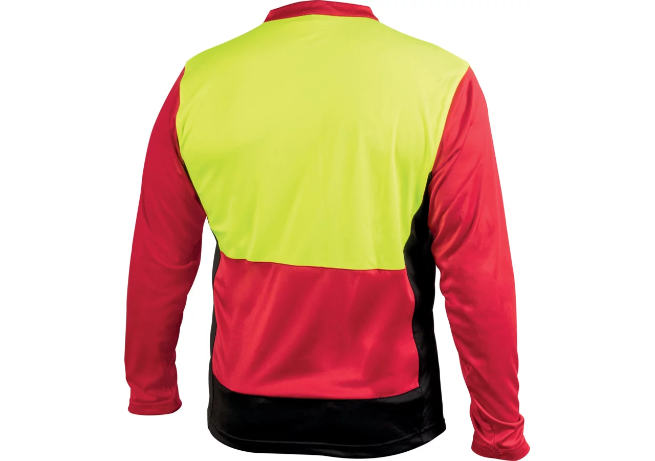 Funktions-Shirt langarm, Rot-Gelb-Schwarz, Größe S Funktions-Shirt von Forest Jac GartenShop24