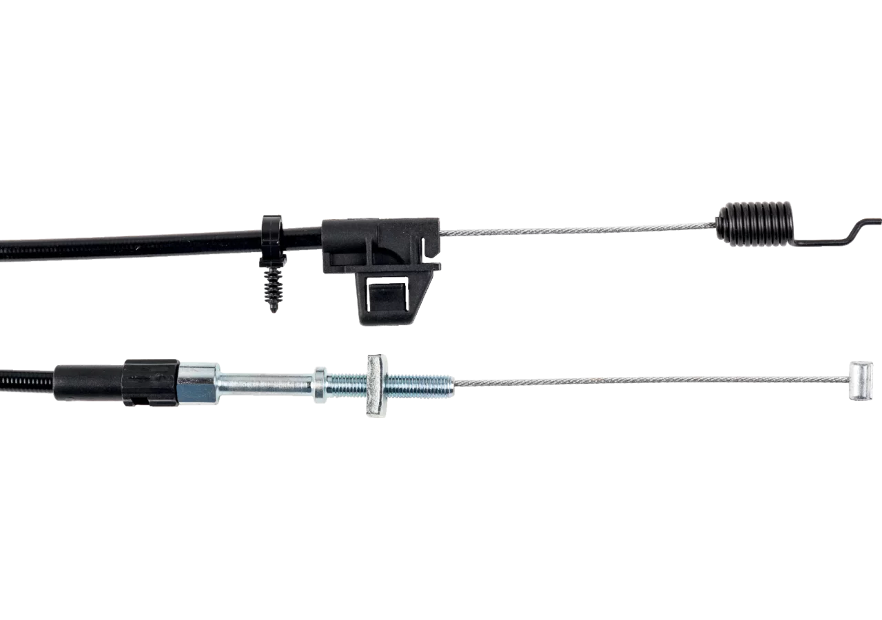 Kupplungszug L 1980 mm – Mit Anschlussteile: Nippel und Feder – anstelle von Husqvarna 532196002 GartenShop24 - Hochwertige Gartengeräte