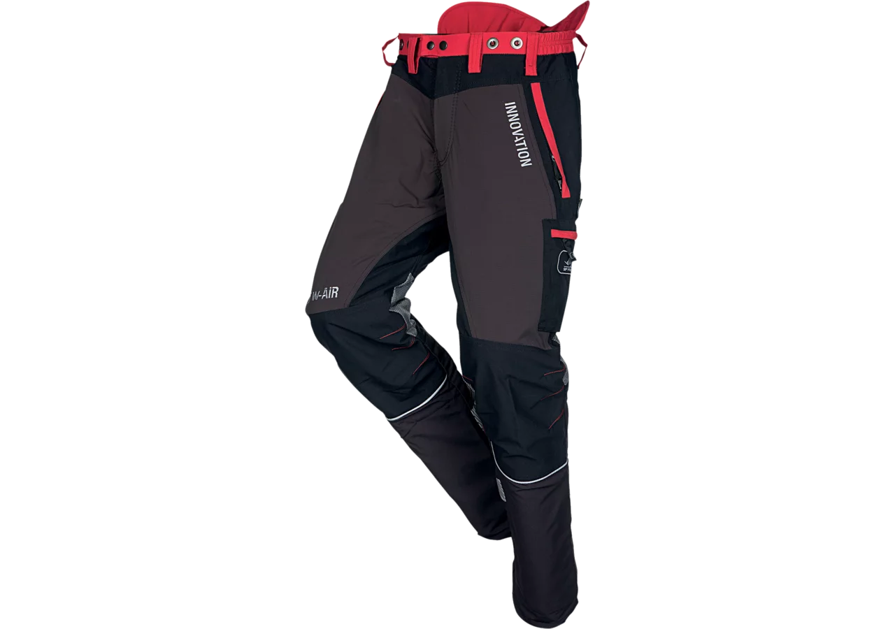 Schnittschutzhose Grau-Rot, Größe XS SIP Protection