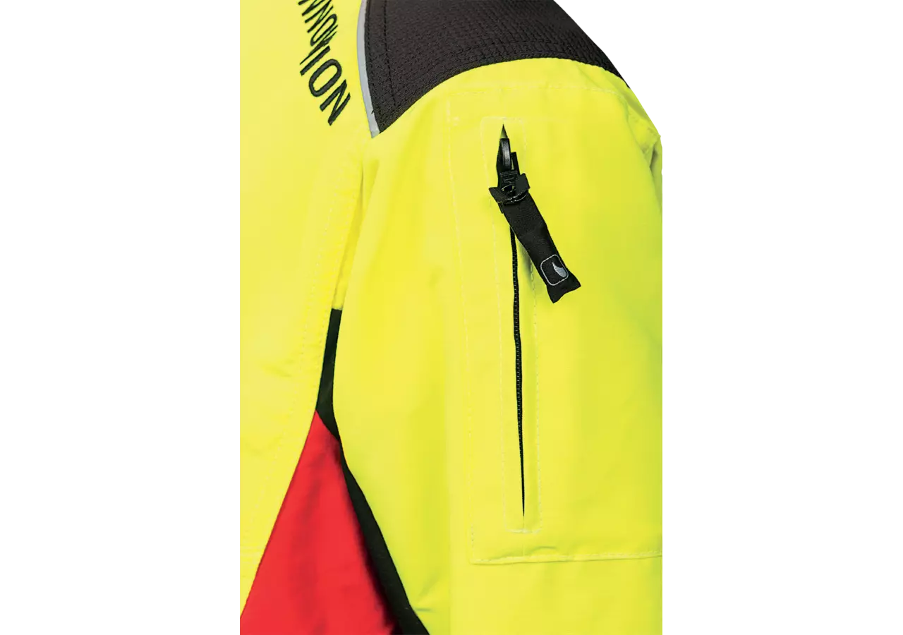 Forstjacke Rot-Leuchtgelb-Schwarz, Größe M SIP Protection