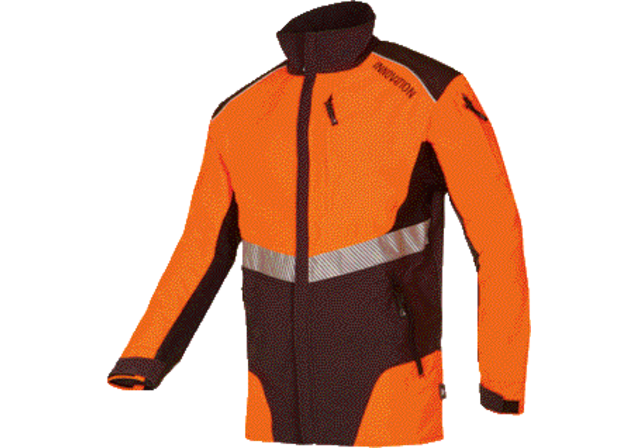 Forstjacke Grau-Leuchtorange-Schwarz, Größe XXL SIP Protection