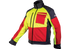Forstjacke Softshell, Rot-Leuchtgelb-Grau, Größe S GartenShop24