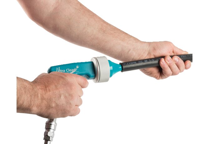 Reinigungskit UC-EL 1 1/4, mit Projektilen und Auffangbehälter Ultra Clean