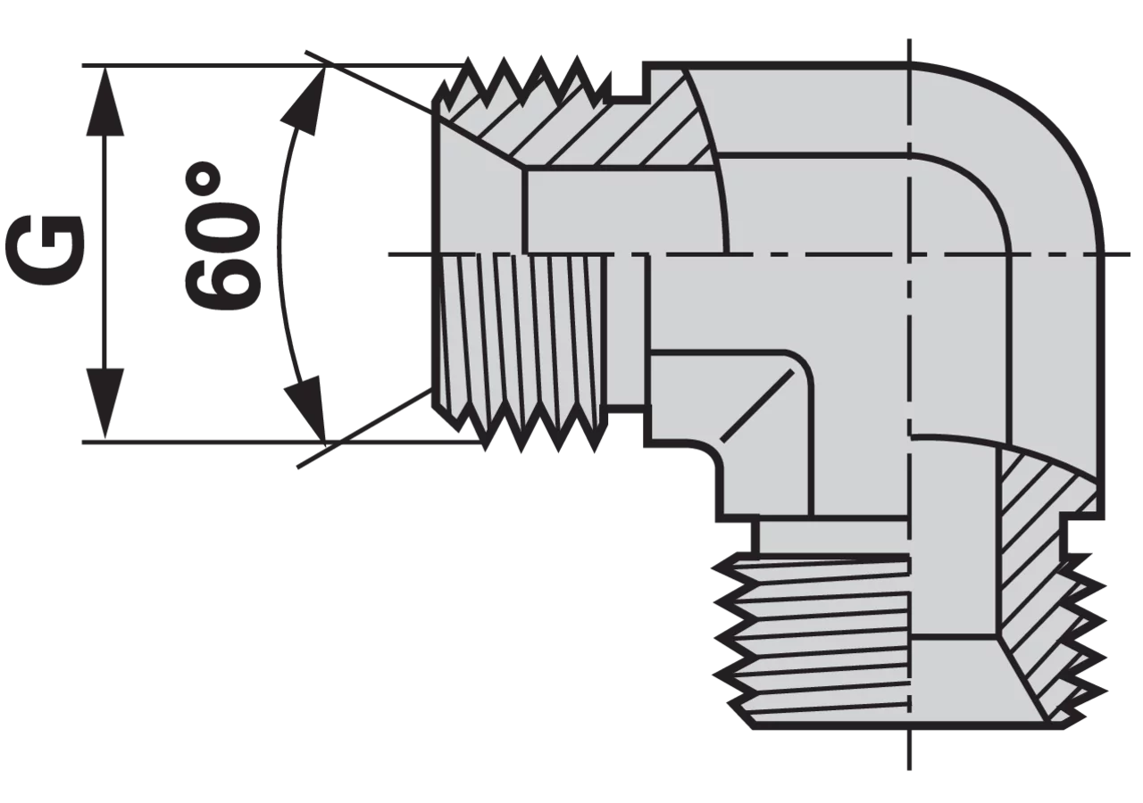 Winkelverschraubung BSP G 3/4 GartenShop24 - Hochwertige Gartengeräte