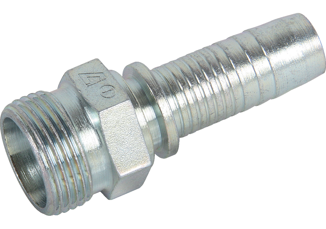 Gewindezapfen CEL DN10 12L Niro Alfagomma