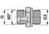Doppelnippel BSP G 1/4 - M18 x 1,5 GartenShop24 - Hochwertige Gartengeräte