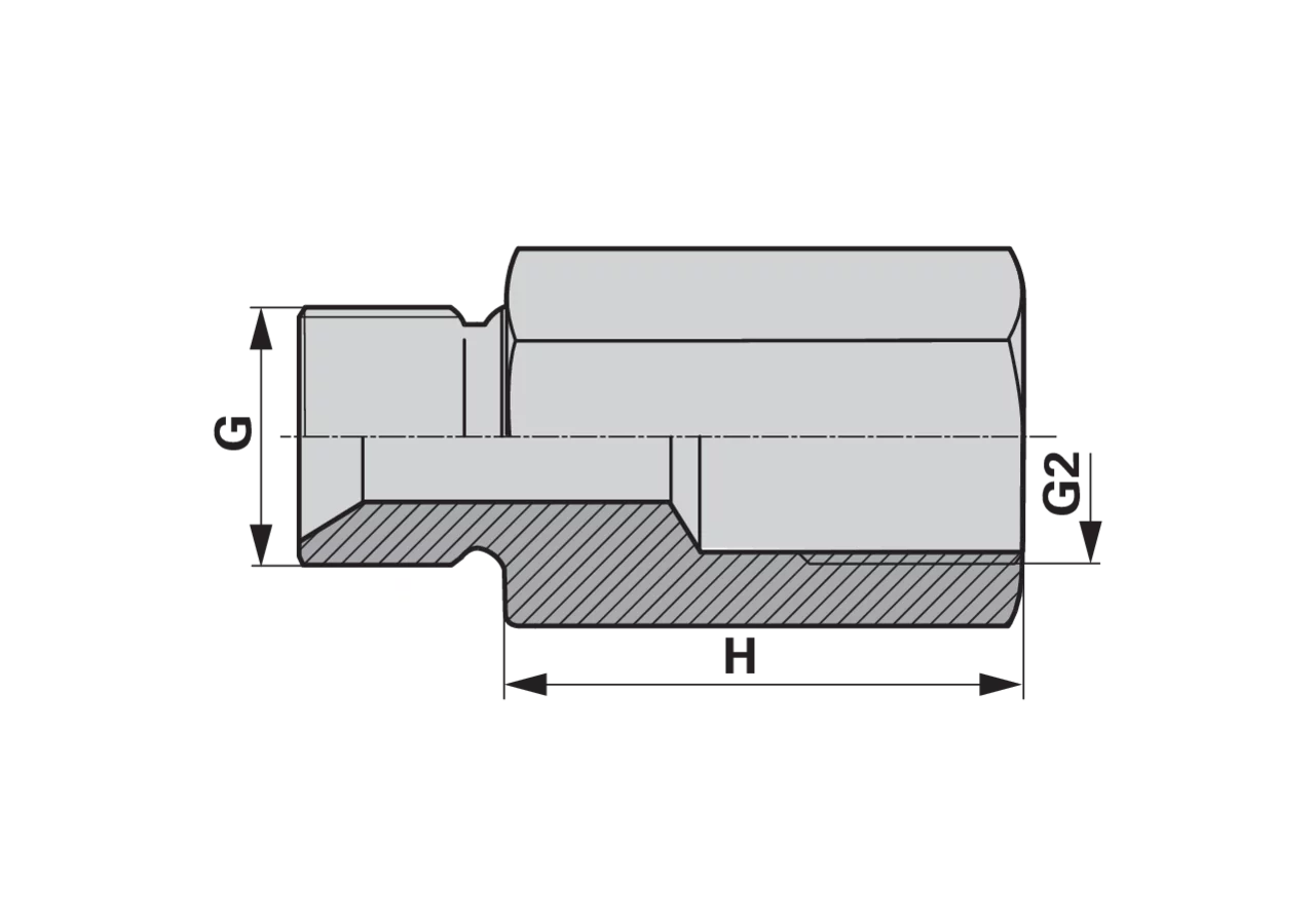 Verlängerungsstück G 1/8 x 18 GartenShop24 - Hochwertige Gartengeräte
