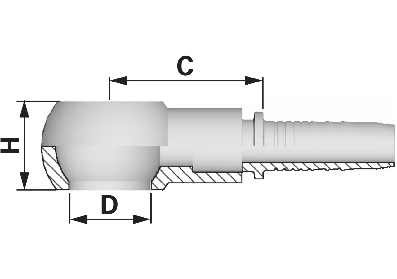 Ringanschluss RNM DN05 10 Standard Alfagomma