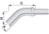 Rohrstutzen RSS45 DN10 Dm 14 Standard Alfagomma