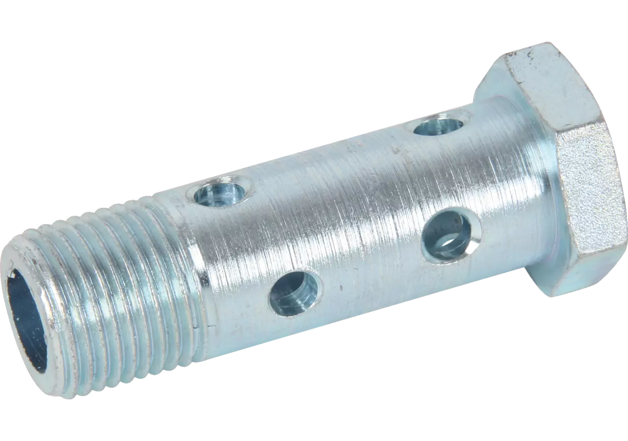 Doppel-Hohlschraube M12 x 1,5, 38 mm GartenShop24 - Hochwertige Gartengeräte
