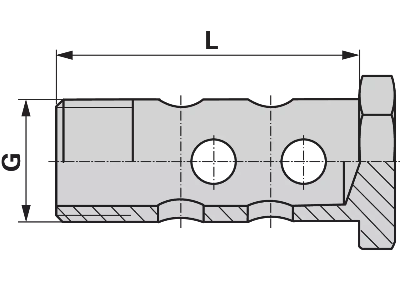 Doppel-Hohlschraube M14 x 1,5, 42 mm GartenShop24 - Hochwertige Gartengeräte