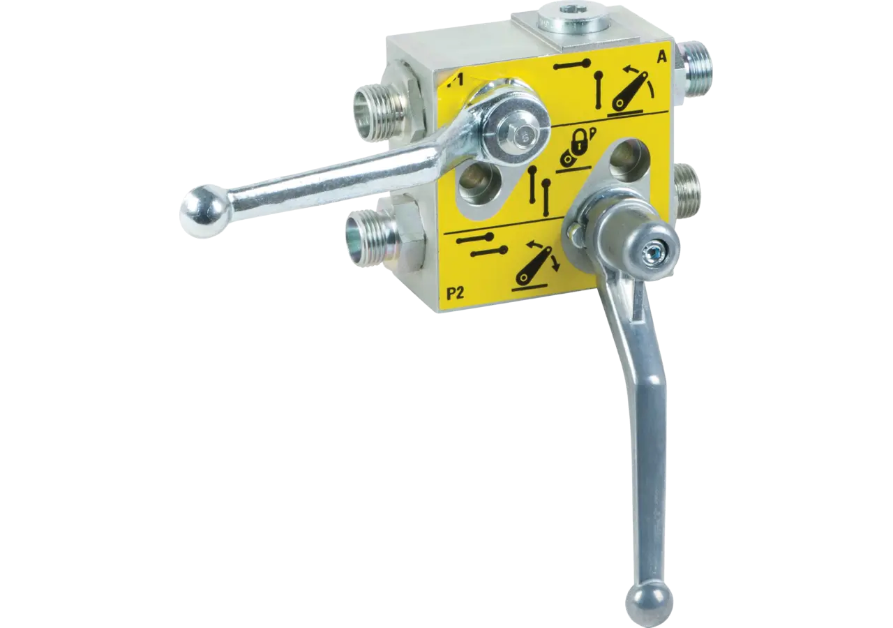 Umschalt-Kugelhahn Fronthydraulik 12L DN10 GartenShop24 - Hochwertige Gartengeräte