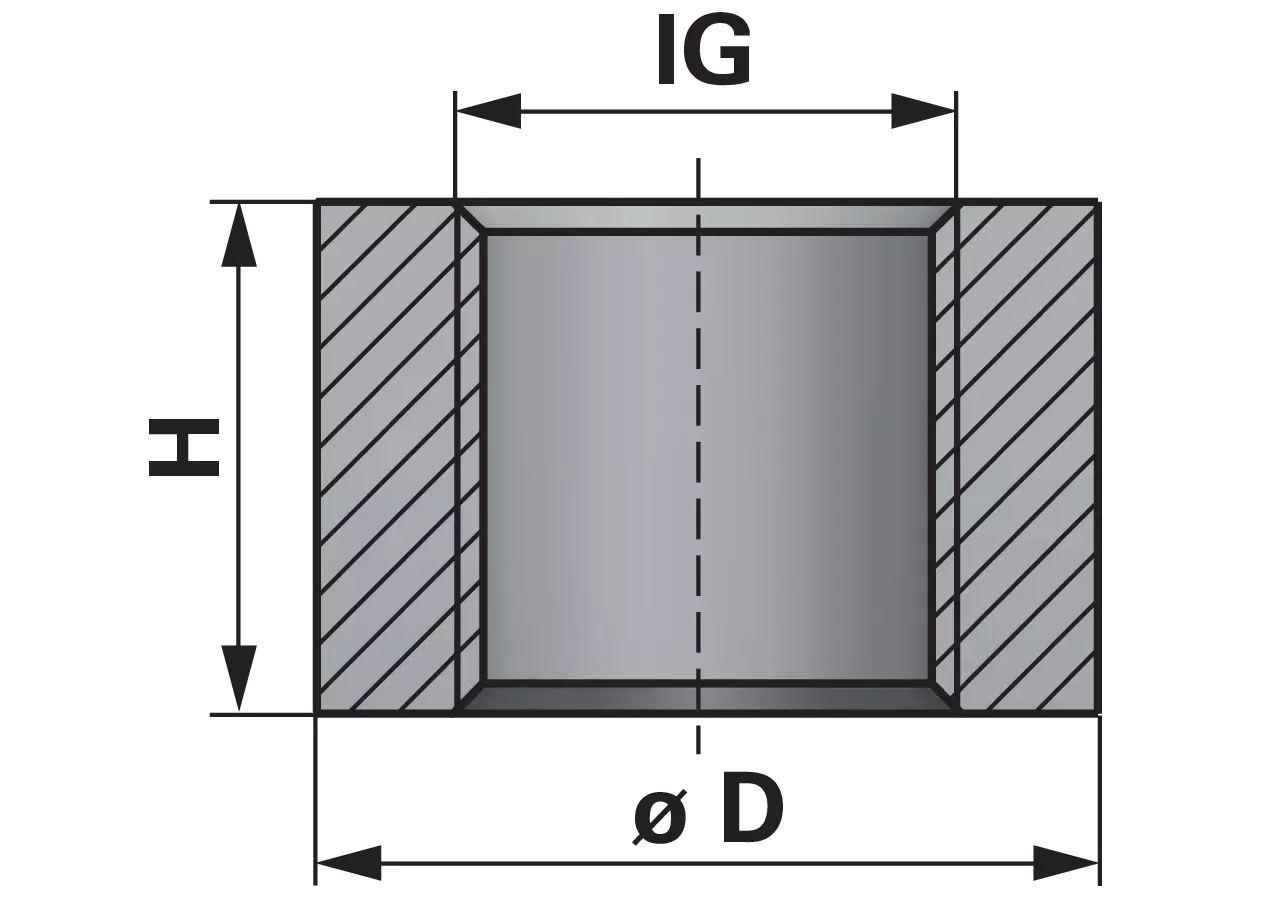 Anschlussgewinde IG M18 x 1,5 Contarini