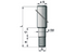 Kolbenstange Dm 30 x 1630 mm Contarini