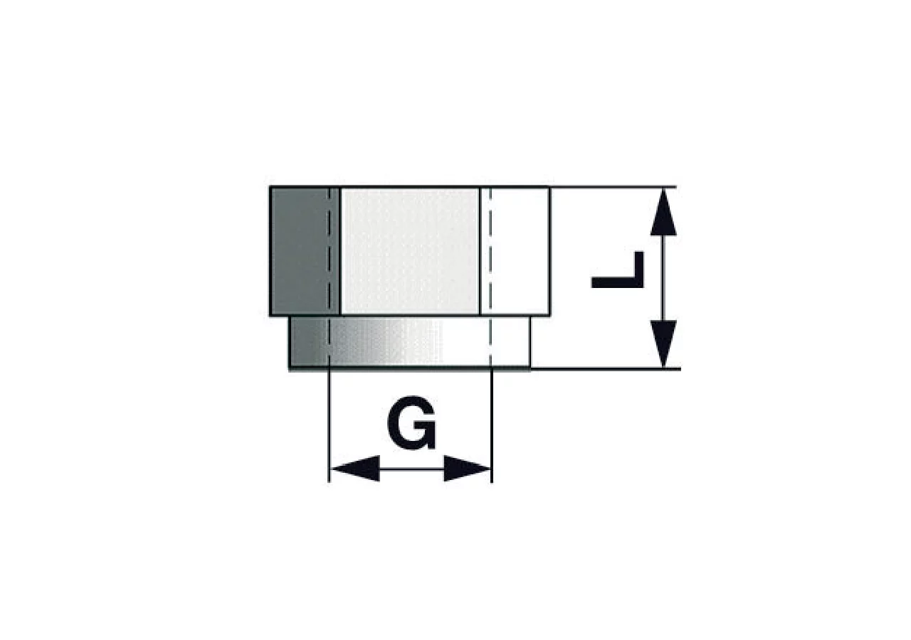 Mutter M33 x 2 Selbstsichernd GartenShop24 - Hochwertige Gartengeräte