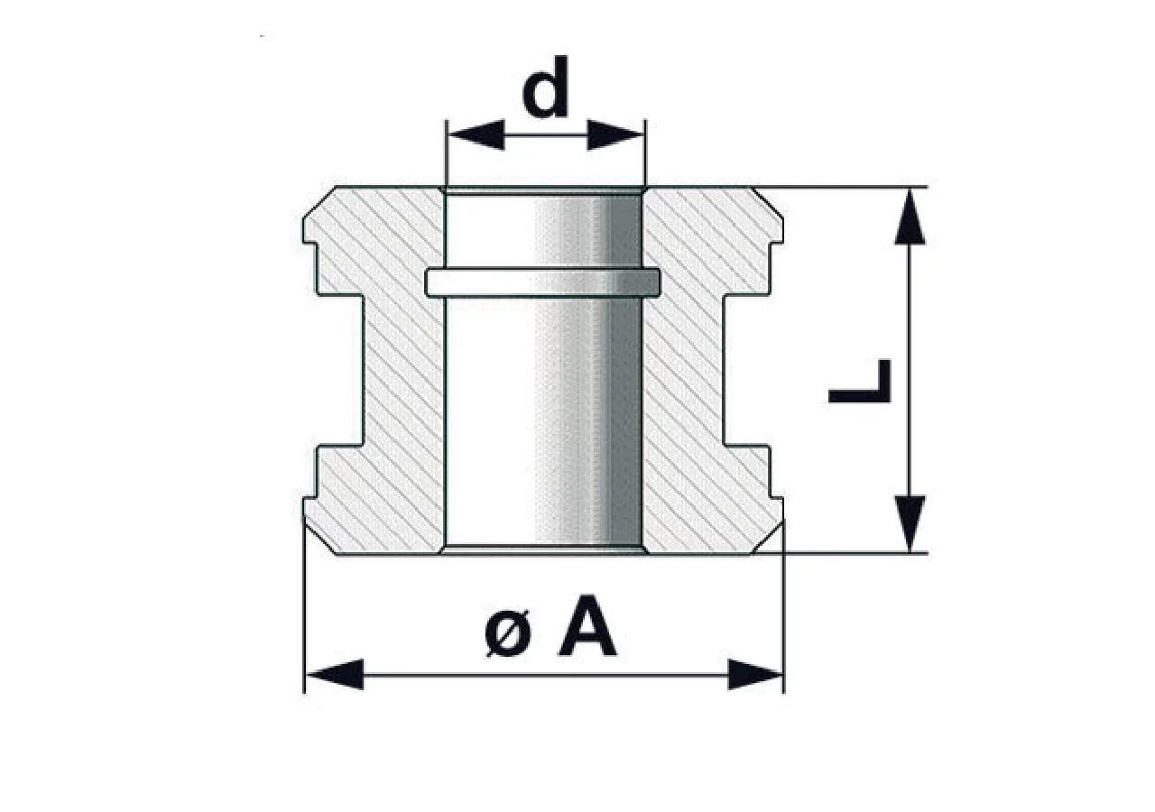 Kolben Dm 60 mm, Standard Innendurchmesser 27 mm Contarini