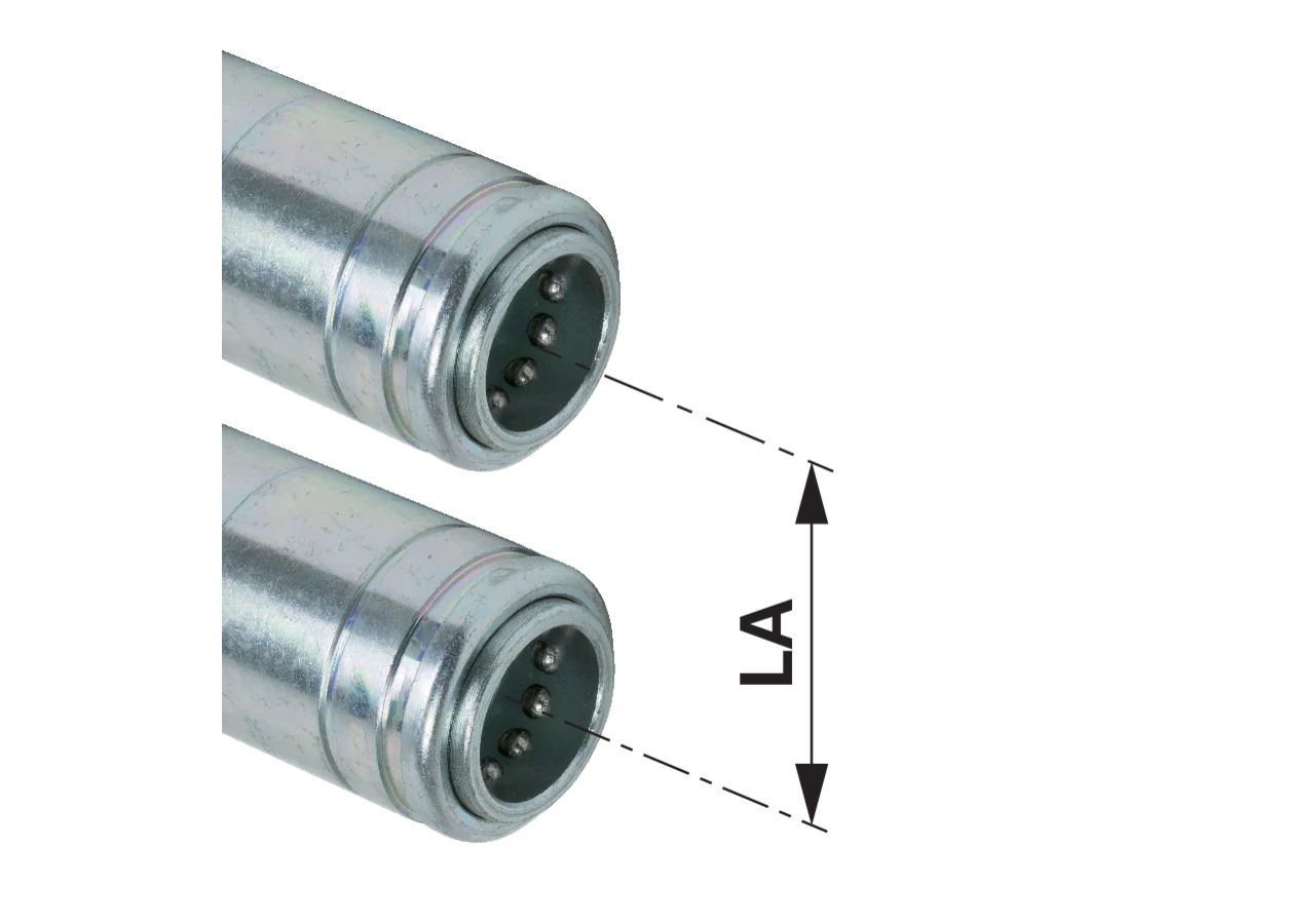 Staubkappe BG3 Doppelt LA72 mit Leckölabfluss 45 Faster
