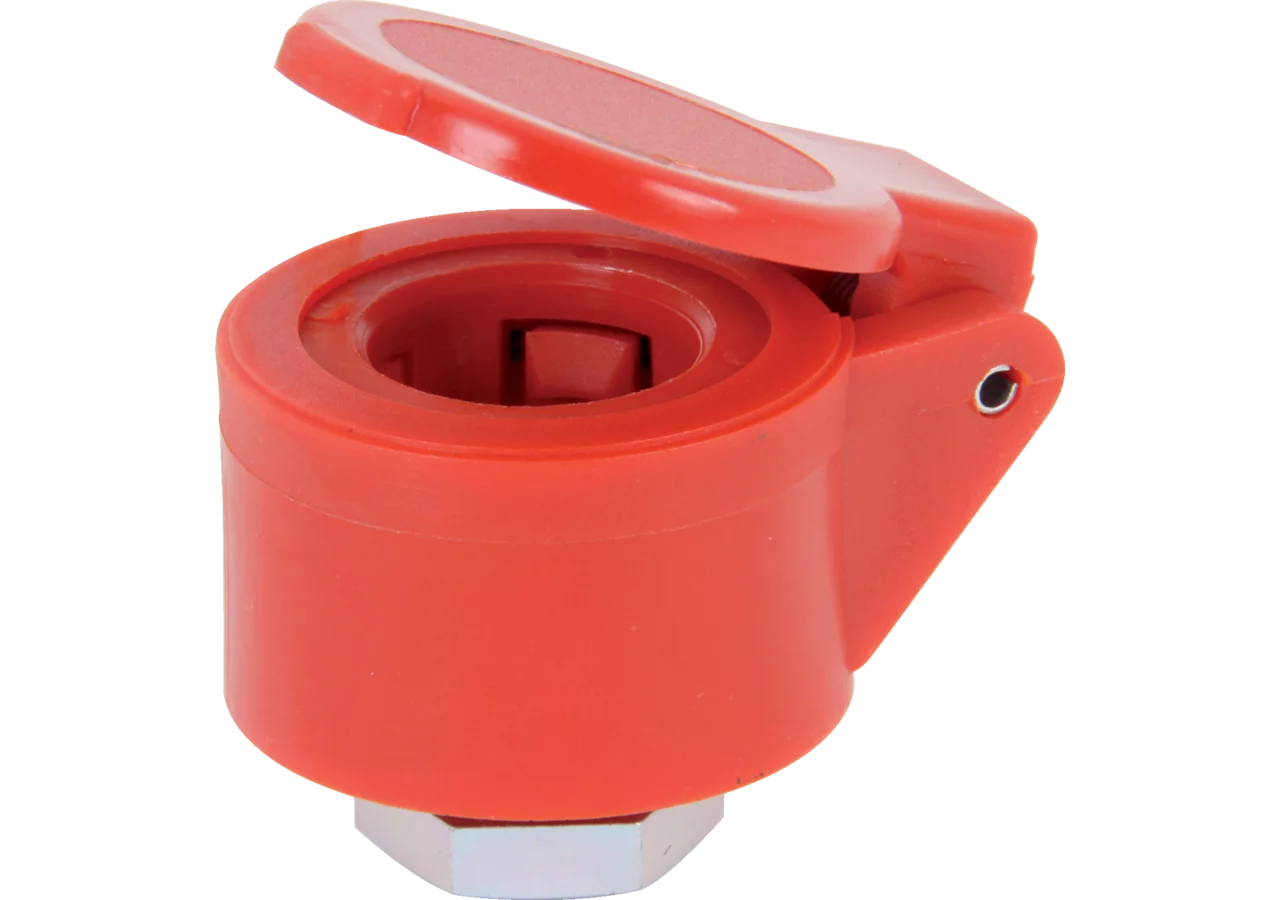 Halter für Kupplungstecker BG3 Rot, Kunststoff – passend für Kupplungstecker BG3 Rot, Kunststoff STAUFF
