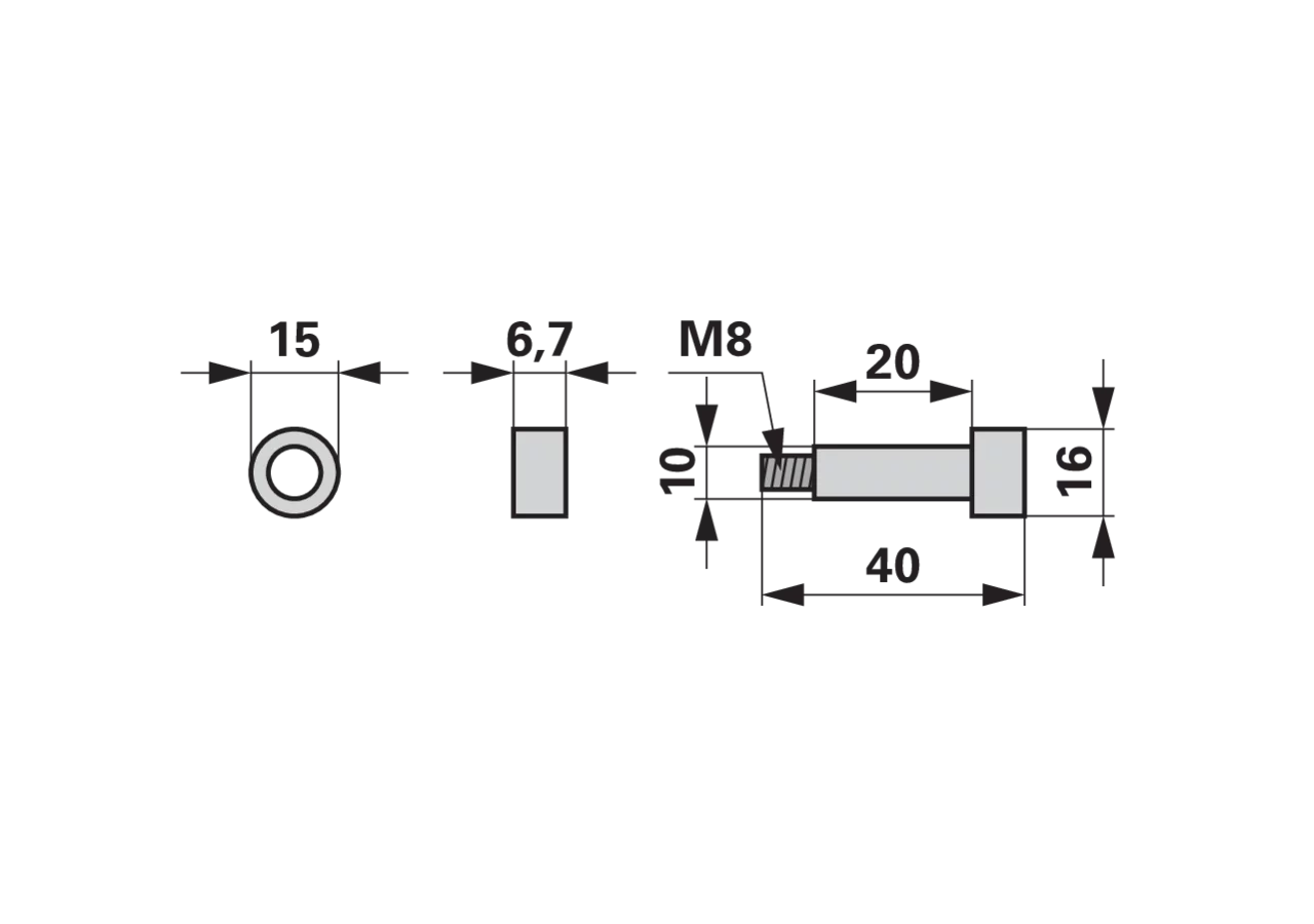 Schrauben Kit 2P2 2P5 2P6 2PS Faster