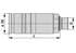 Steckkupplung Push-Pull BG3 AG M22 x 1,5 OR 3CKHF Faster