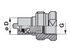 Schraubkupplung Stecker BG2 IG 3/8 VVS Faster