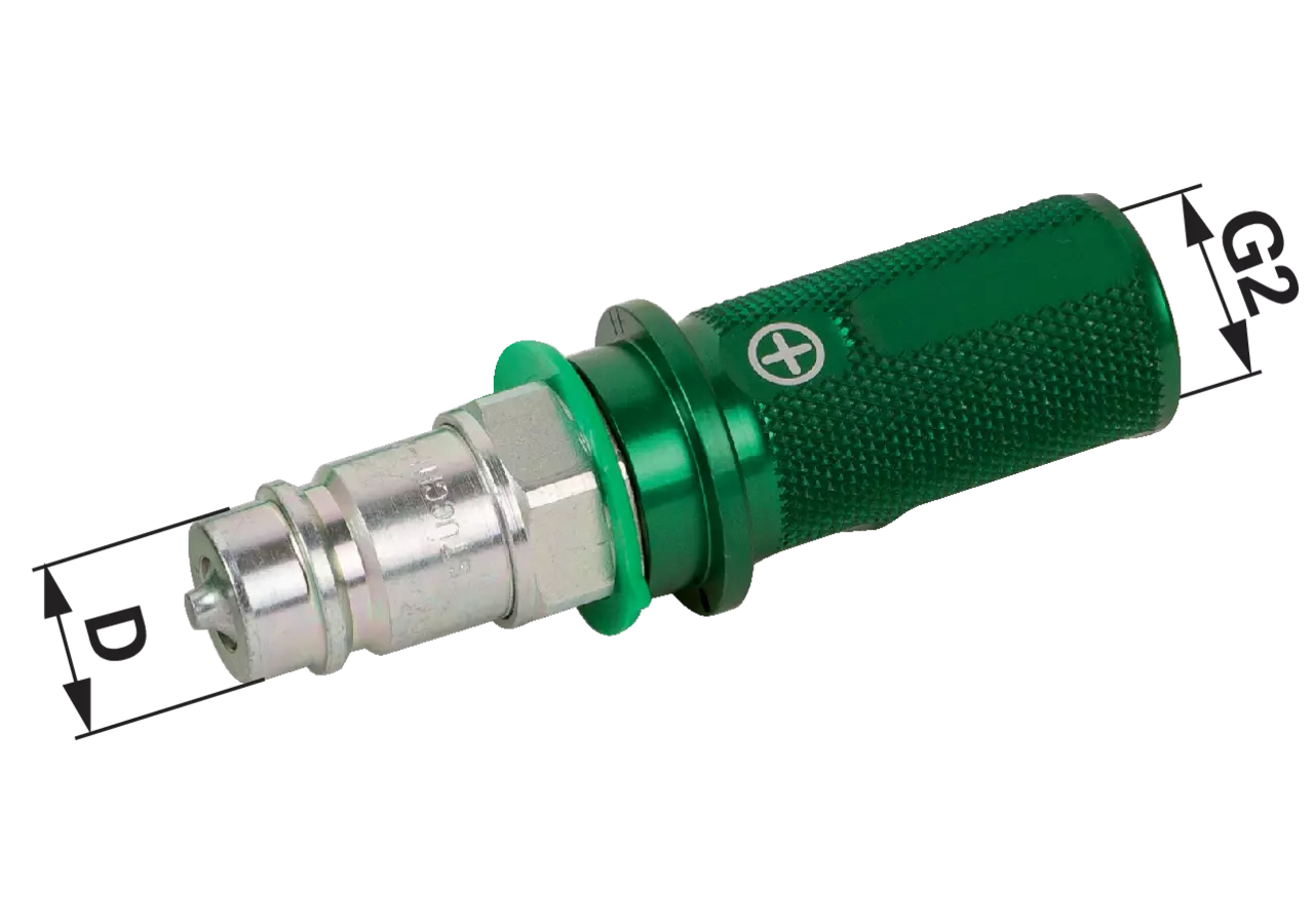 KENNFIXX Griffstecker BG3 Gelb mit Symbol - KENNFIXX