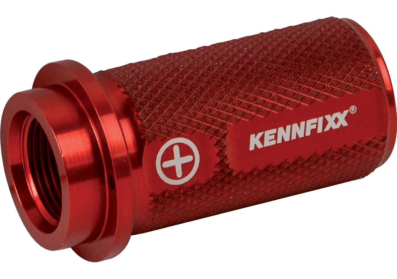 KENNFIXX Griffstück BG3 Rot mit Symbol + KENNFIXX