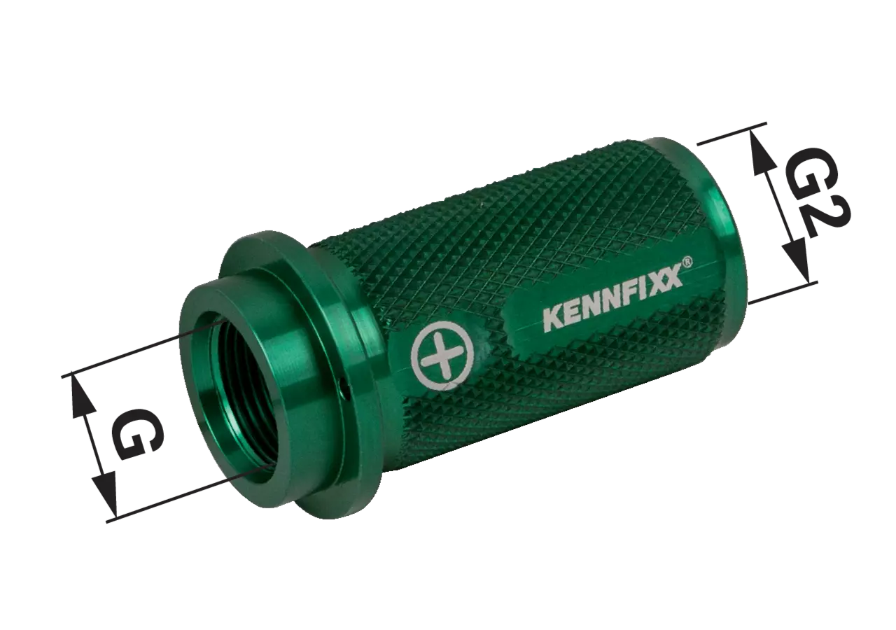 KENNFIXX Griffstück BG3 Grün mit Symbol + KENNFIXX
