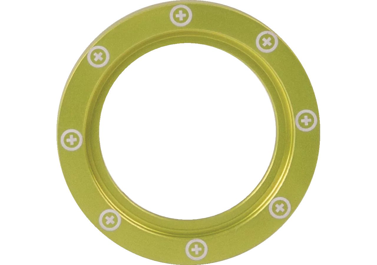 KENNFIXX Ring BG3 Gelb mit Symbol + KENNFIXX