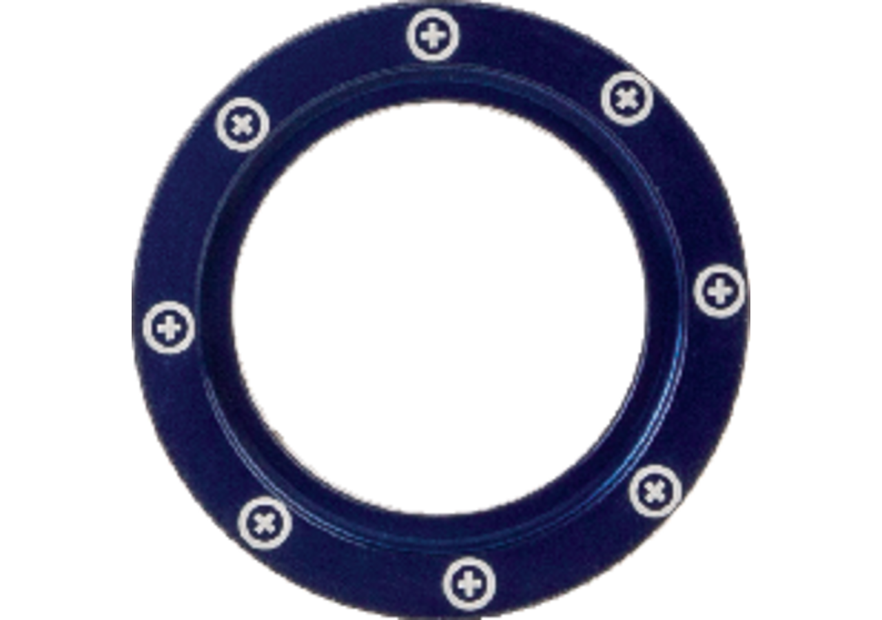 KENNFIXX Ring BG3 Blau mit Symbol + KENNFIXX