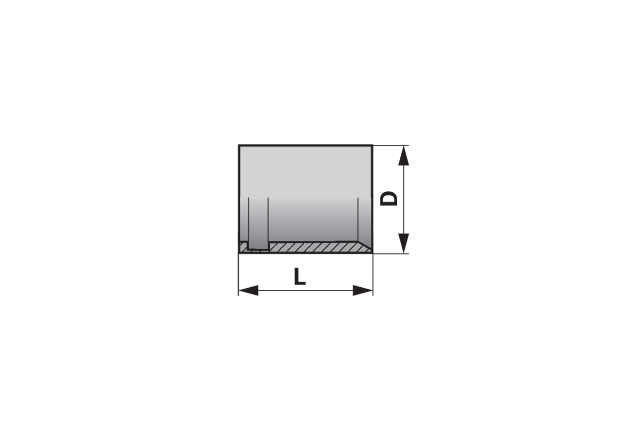 Pressfassung H2200TF0-05 DN08 Niro Alfagomma
