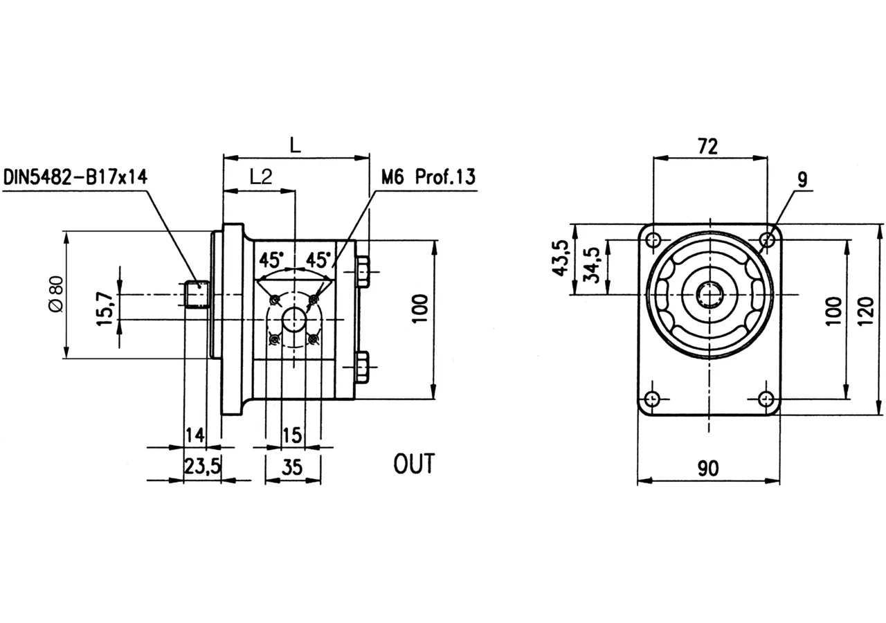 Hydraulikpumpe 2TK 11 D BS GartenShop24 - Hochwertige Gartengeräte