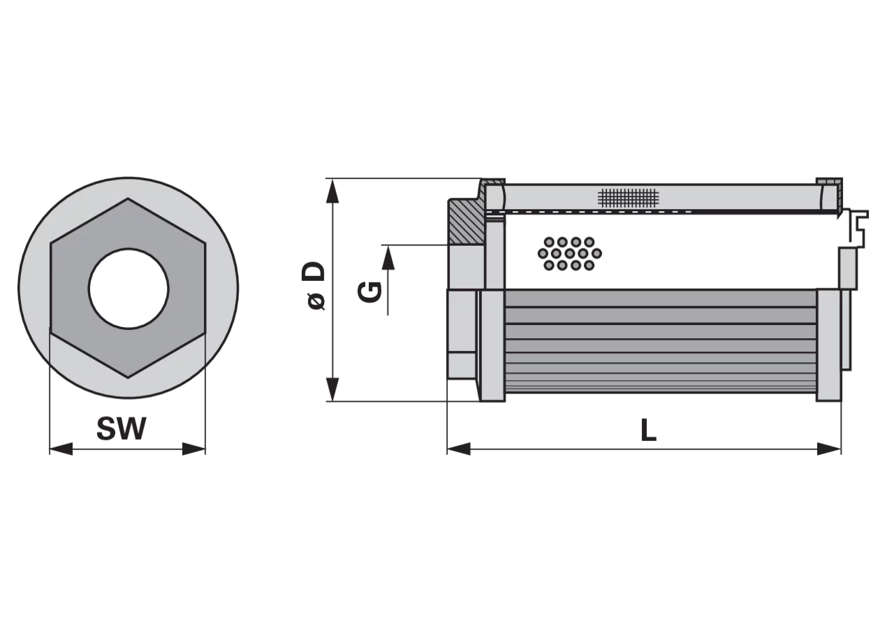 Ansaugsiebkorb G3/4 M60µm GartenShop24 - Hochwertige Gartengeräte