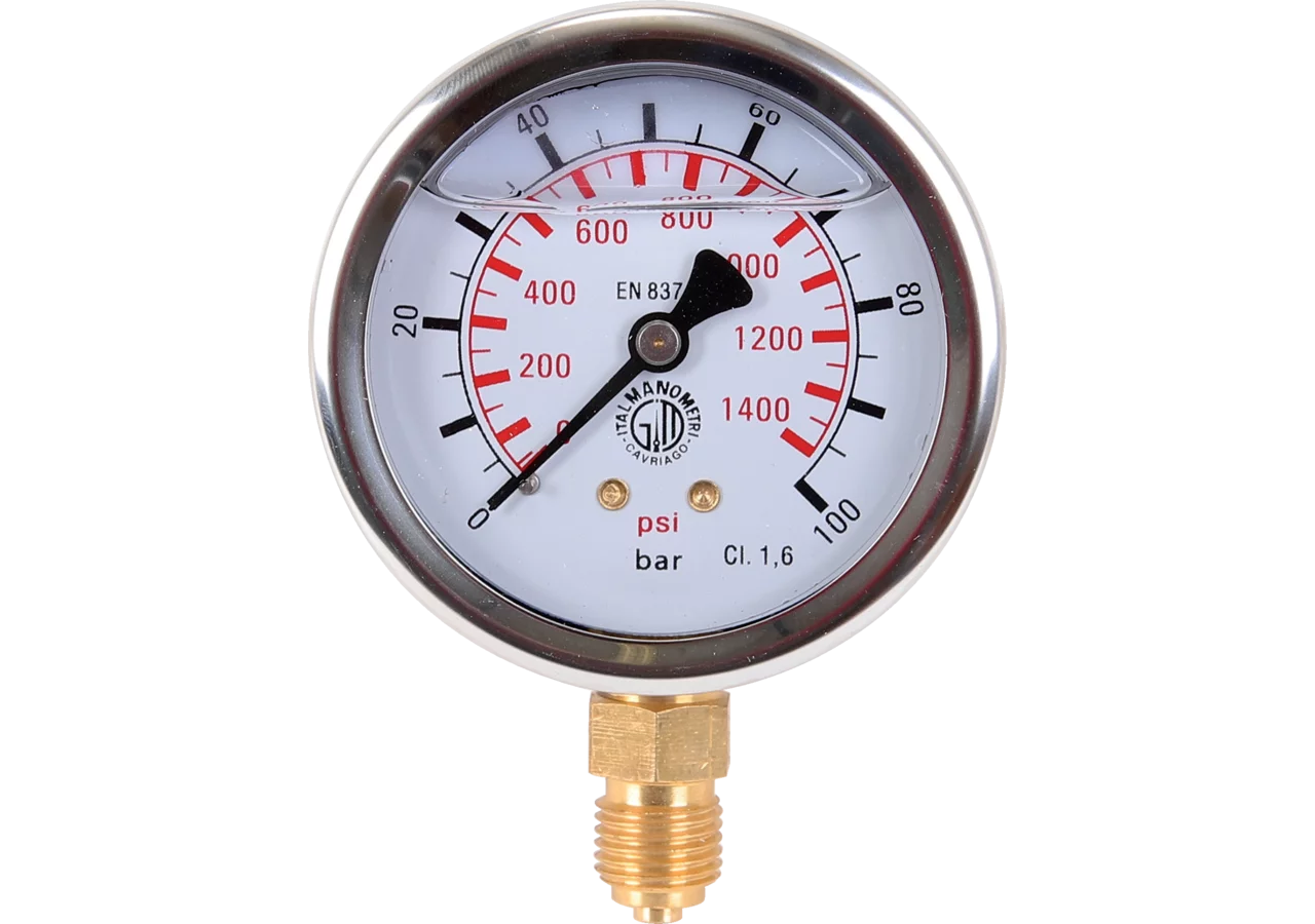 Manometer 100 bar, Dm 63 mm, G1/4 U GartenShop24 - Hochwertige Gartengeräte