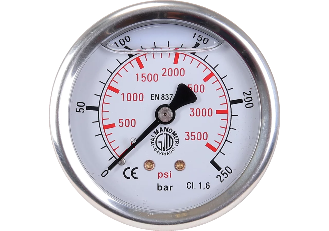 Manometer 250 bar, Dm 63 mm, G1/4 H GartenShop24 - Hochwertige Gartengeräte