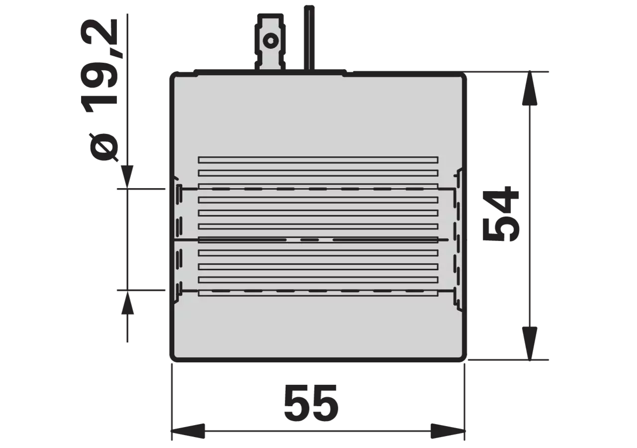 Magnetspule 24 V DC, ID 19,2 mm, L 55 mm Bosch Rexroth