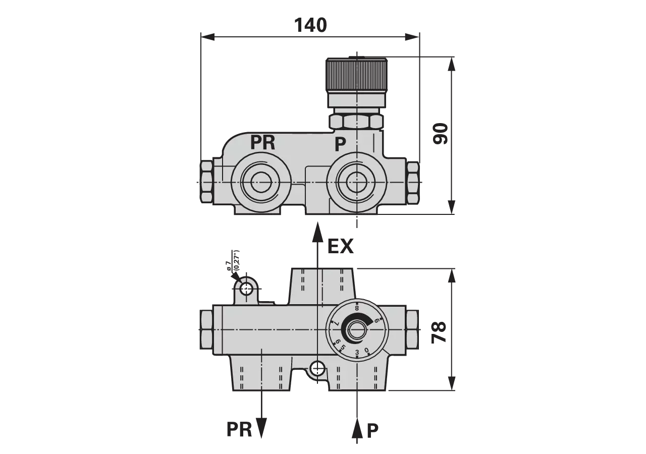 Mengenteiler FRFM050 G3/4 Bondioli & Pavesi
