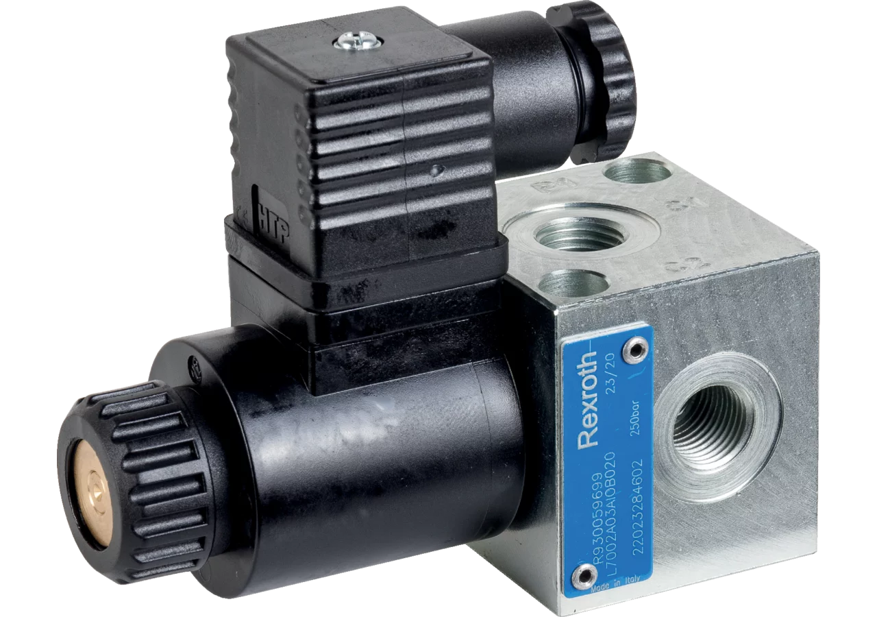 Umschaltventil VS70-3A 3/2 Wege G1/4 12 V DC Bosch Rexroth
