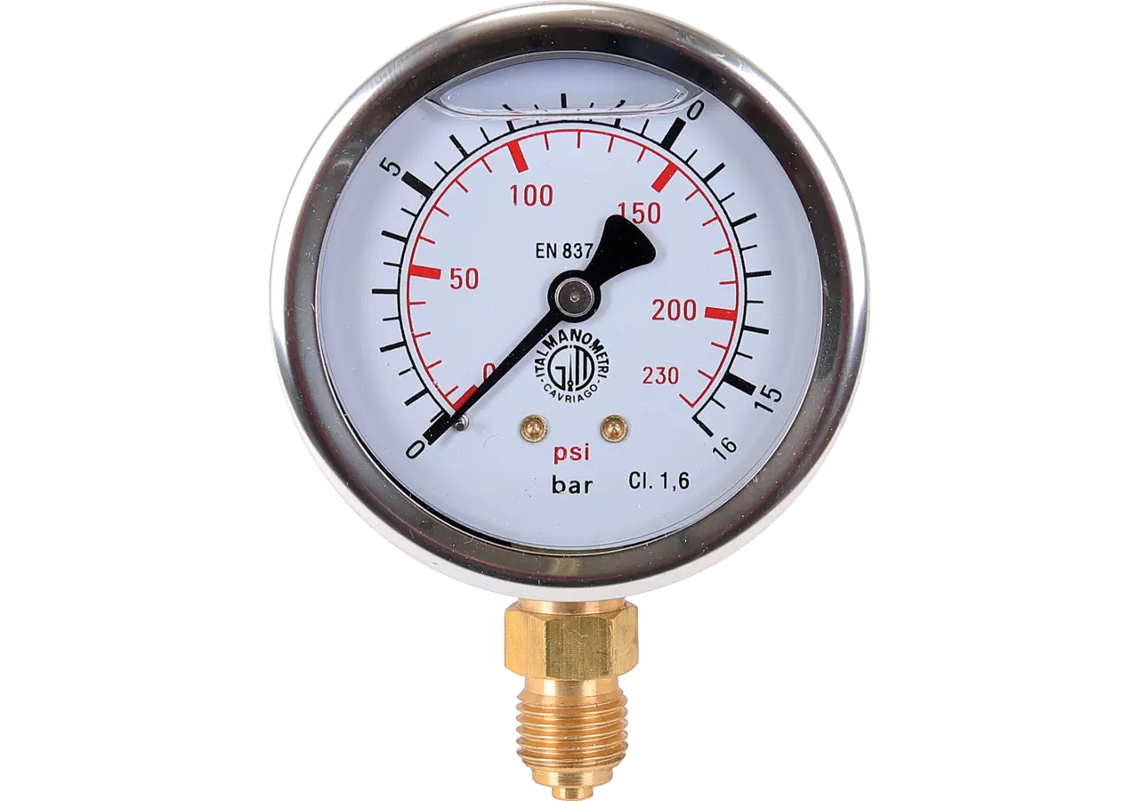 Manometer 16 bar, Dm 63 mm, G1/4 U GartenShop24 - Hochwertige Gartengeräte