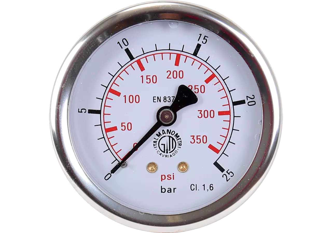 Manometer 25 bar, Dm 63 mm, G1/4 H GartenShop24 - Hochwertige Gartengeräte