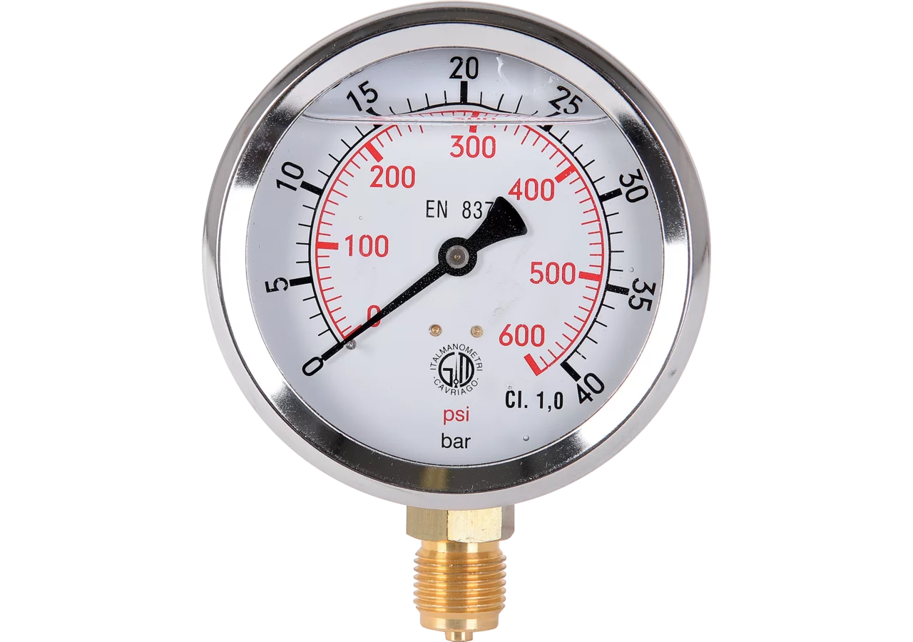 Manometer 40 bar, Dm 100 mm, G1/2 U GartenShop24 - Hochwertige Gartengeräte