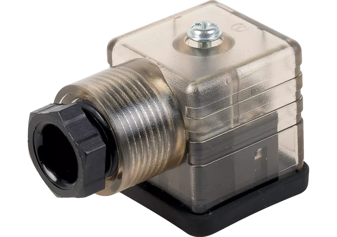 Gerätestecker 12-24 V DC, transparent mit LED und Löschdiode GartenShop24 - Hochwertige Gartengeräte