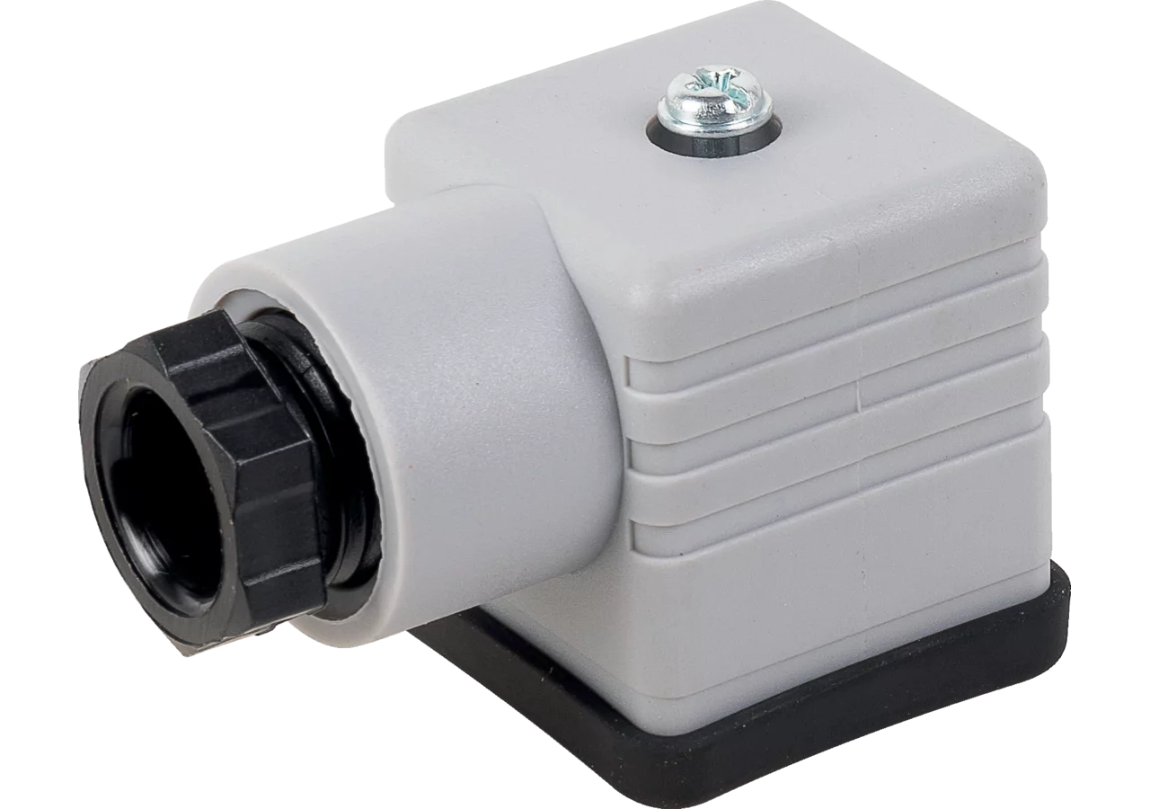 Gerätestecker 230 V AC, Grau mit Gleichrichter und Löschdiode GartenShop24 - Hochwertige Gartengeräte