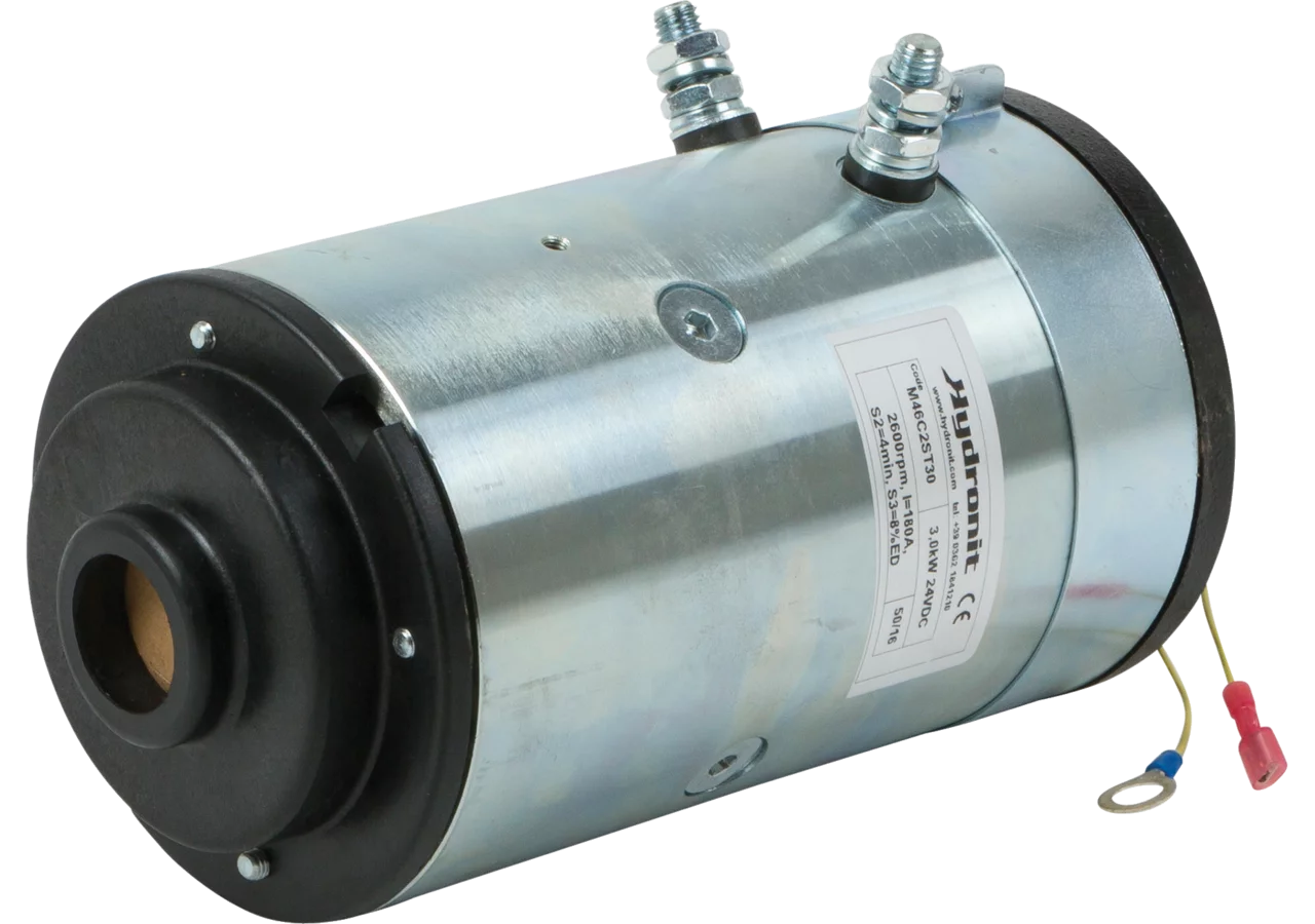 Elektromotor DC125 3000 W 24 V DC, Linkslauf mit Thermoschutz GartenShop24 - Hochwertige Gartengeräte