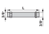 Saugrohr 3/8 AG 125 mm GartenShop24 - Hochwertige Gartengeräte