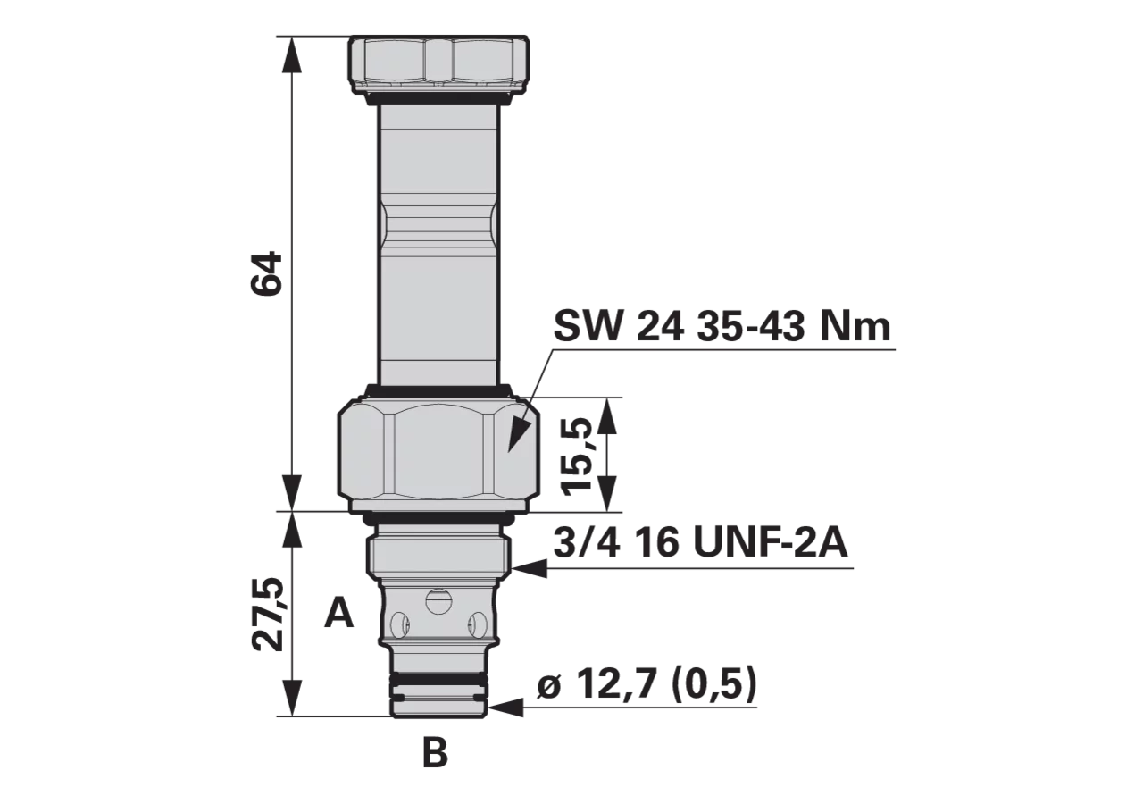 Anschlussblock 1/4 für Sitzventil MSV30 DN10-3/4 UNF Aluminium 250 bar – passend für Sitzventil MSV30 DN10-3/4 UNF Aluminium 250 bar GartenShop24 - Hochwertige Gartengeräte