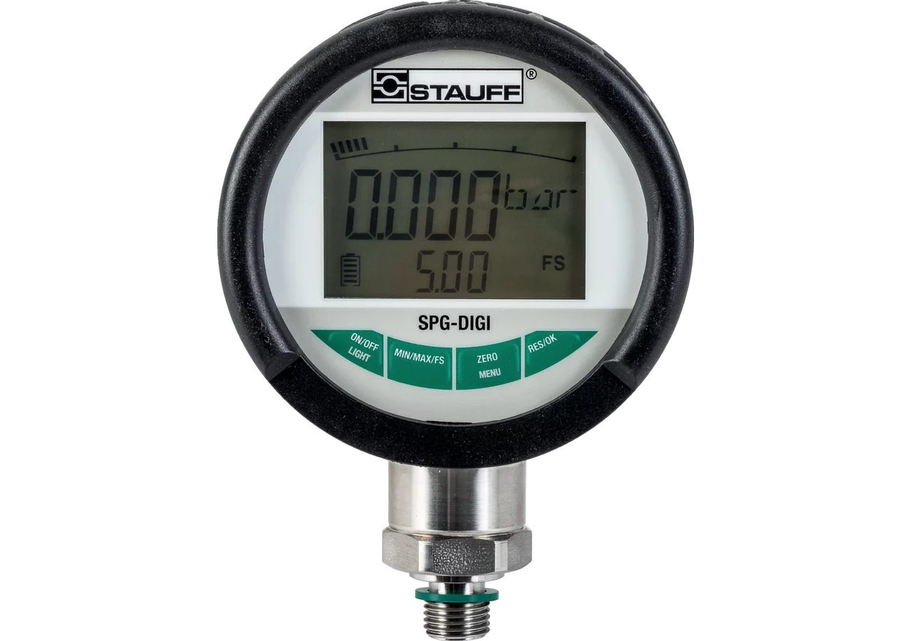 Digitalmanometer 5 bar, mit Gummischutzhülle STAUFF