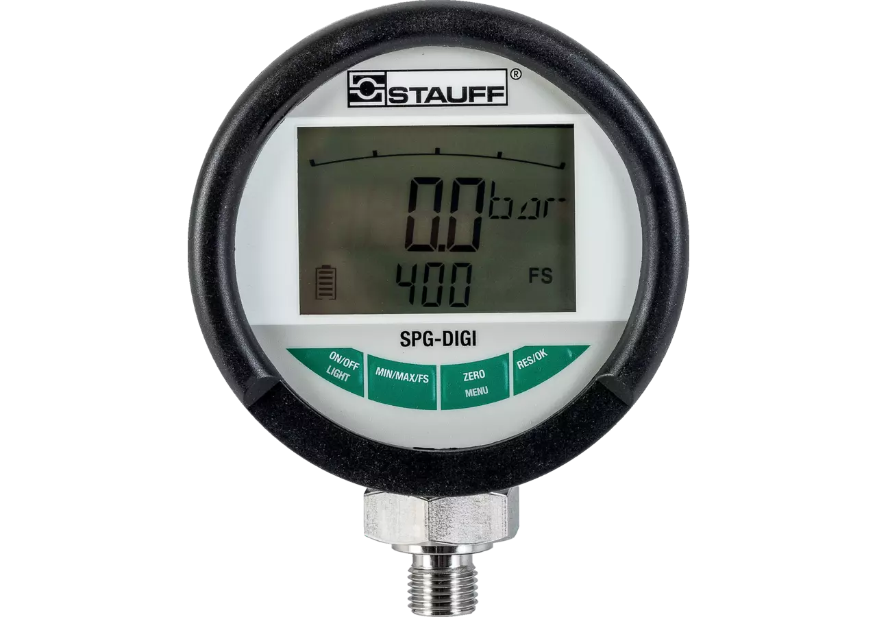 Digitalmanometer 400 bar, mit Gummischutzhülle STAUFF